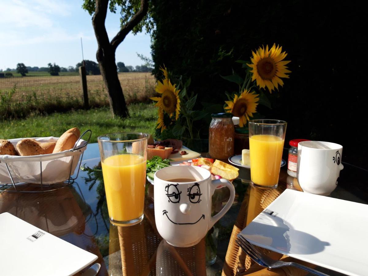 Schonfeld  Ein Bett Im Kornfeld - Haus Morgensonne - Mit Innenpool מראה חיצוני תמונה